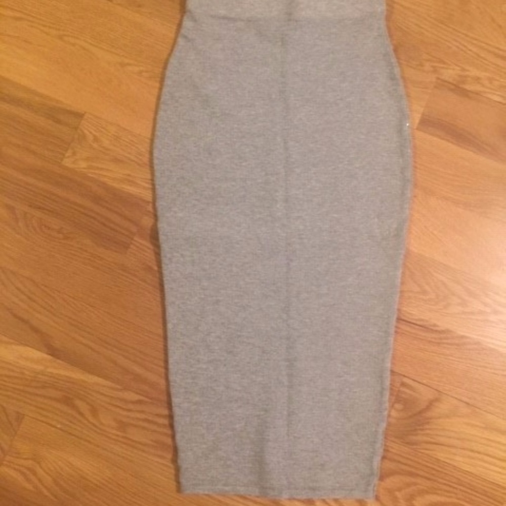 Grey Hera Collection Grey Bodycon Skirt - Picture 2 of 5